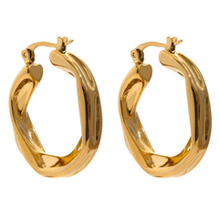 Radiant Rounds Hoop Earrings
