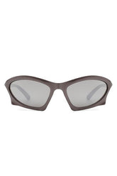 Rectangle Sport Geometric Wrap Around Sunglasses