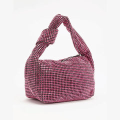 Rhinestone Knotted Handbag