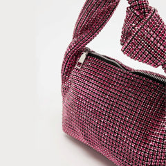 Rhinestone Knotted Handbag