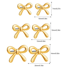 Ribbon Stud Earrings