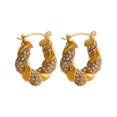 Scrunchie Hoop Earrings