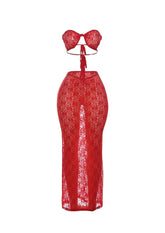 See Through skirt and top