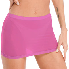 Semi See-Through cover up Skirt