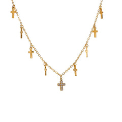 Serenity Cross Links Necklace