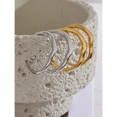 Sinuous Hoop Earrings