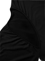 Slash Cut-Out Maxi Dress