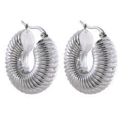 Slinky Hoop Earrings