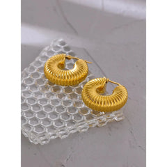 Slinky Hoop Earrings