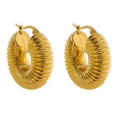 Slinky Hoop Earrings