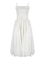 Smocked Long Dress