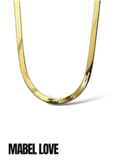 Snake Herringbone Necklace