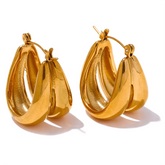 Solaris Hoop Earrings