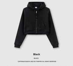 Solid Color Hooded Sweater