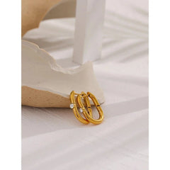 Stainless Steel Geometric Earrings