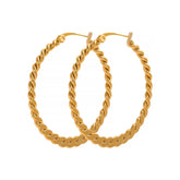 Tangled Hoop Earrings