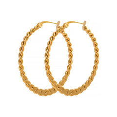 Tangled Hoop Earrings