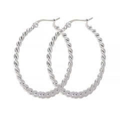 Tangled Hoop Earrings