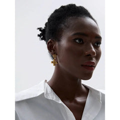 Dangle Cross Earrings