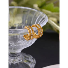 Twist Rope Hoop Earrings