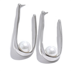 Utopia Pearls Hoop Earrings