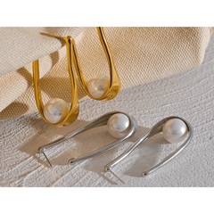 Utopia Pearls Hoop Earrings