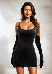 Velvet Mini Dress