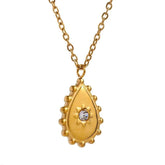 Water-Drop Pendant Necklace