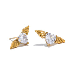 Wing Stud Earrings for Women