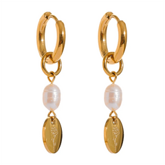 Zipporah Pearls Dangle Earrings