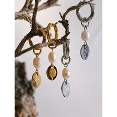 Zipporah Pearls Dangle Earrings