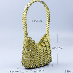 Chainmail Bag In Green