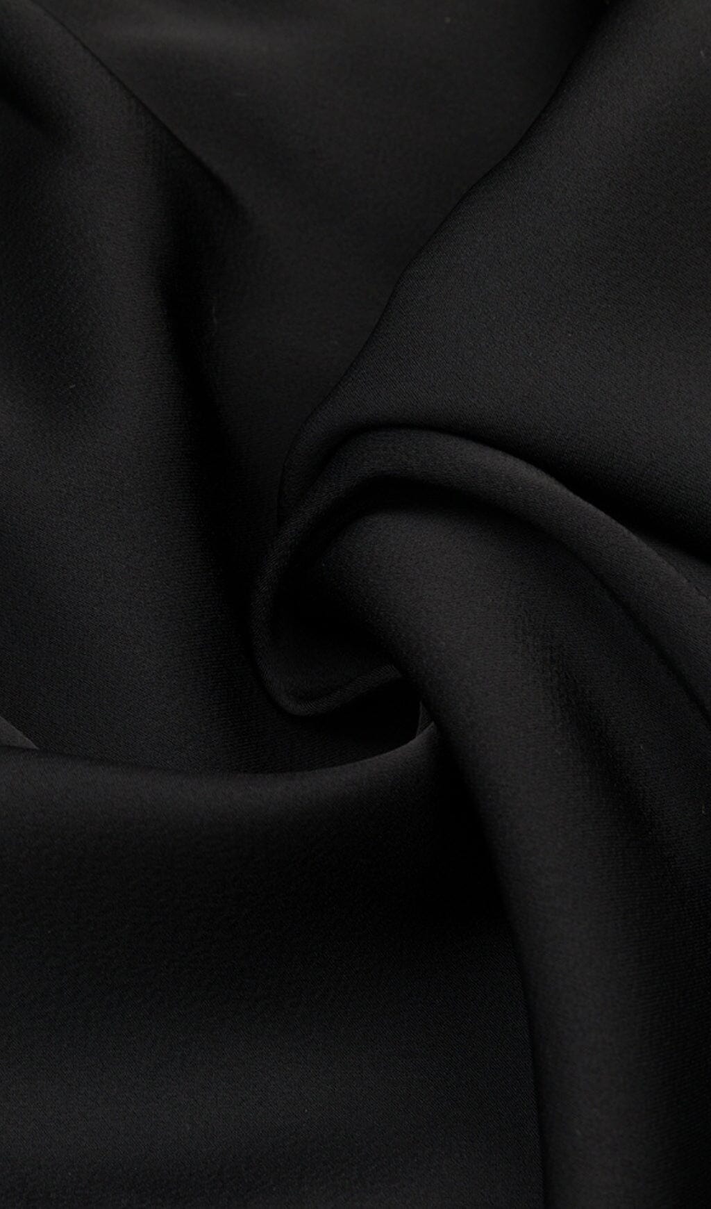 Strapless Corset Midi Dress In Black