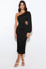 Allegra One Shoulder Midi Dress