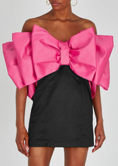 SEXY BowKnot Strapless Mini Dress