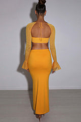 Priscilla Top + Maxi Skirt Set