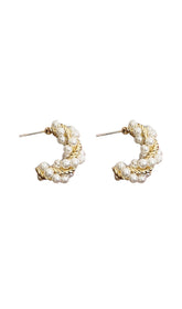 Light LUXURY C-Shaped Pearl Earrings