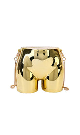 Acrylic BUTT Bag In Gold