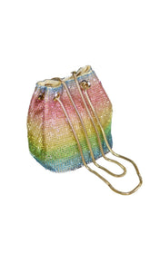 LALA Rainbow Diamante Bag