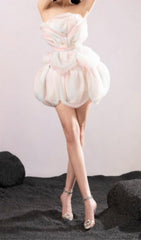 Flower BUD Rainbow Mini Dress