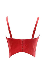 Red Beaded Sequin Corset