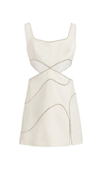Diamond CutOUR Mini Dress In White