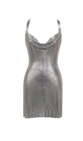 SERENITY Silver COPPER Mesh Dress