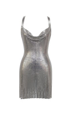 SERENITY Silver COPPER Mesh Dress