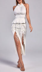 White Dress Set