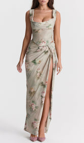 Vintage Floral Two Piece Set