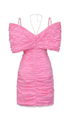Pearl BowKnot Mini Dress