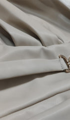 One Shoulder PU LeaTher Mini Dress