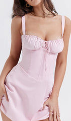 Pink Corset Mini Dress