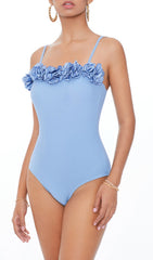 Floral Decor One Piece Swimsuit